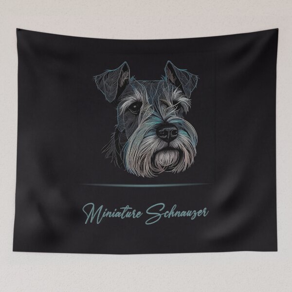 Item preview, Elegant Miniature Schnauzer designed and sold by Best-Breeds.