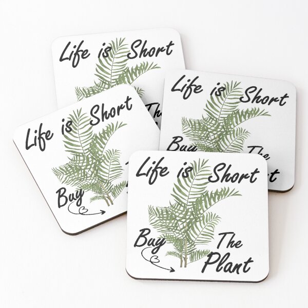 Item preview, Life Is Short Buy The Plant - Areca Palm designed and sold by FirstTouch.