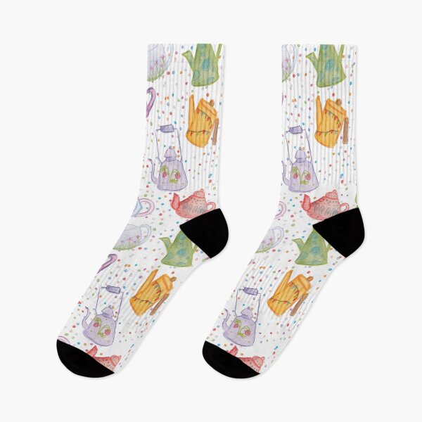 Item preview, Colorful tea party designed and sold by Rhiannon Redfern.