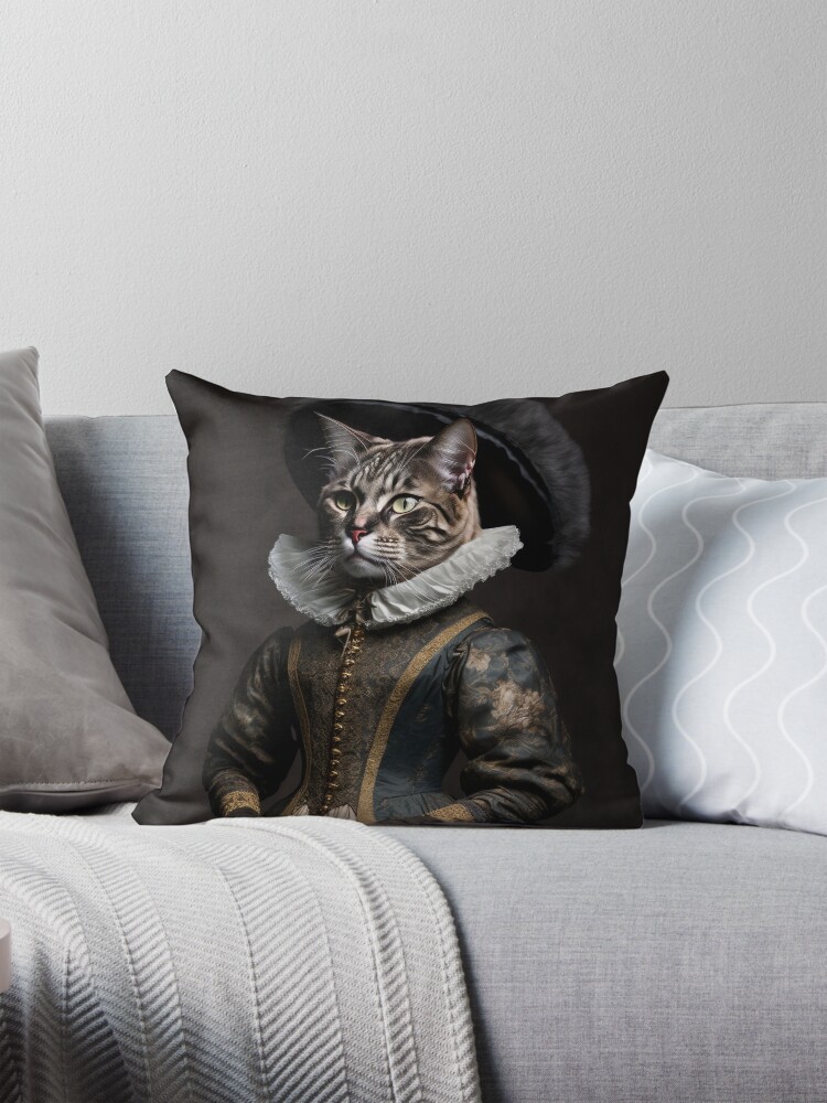 Realistic cat pillow hotsell