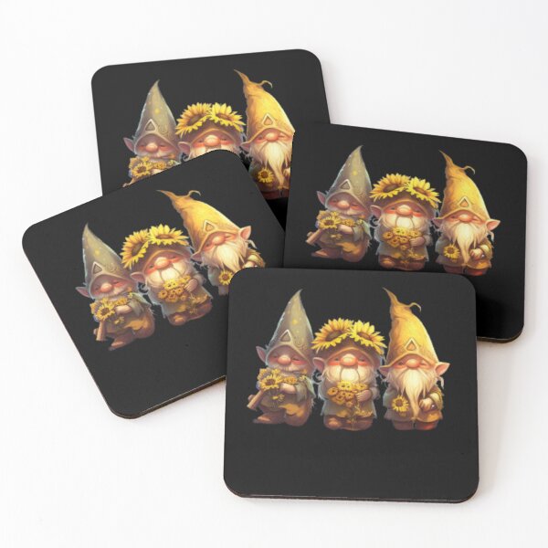 Item preview, Gnomes with Sunflower Leopard Valentine designed and sold by NeboulaHamra.