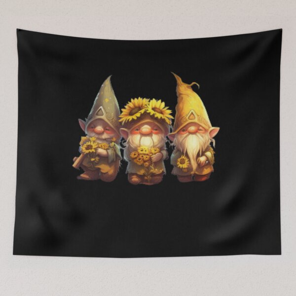 Item preview, Gnomes with Sunflower Leopard Valentine designed and sold by NeboulaHamra.