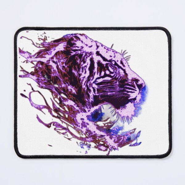 Item preview, Tiger with a fiery mane. Purple W designed and sold by Wild-Horizons.