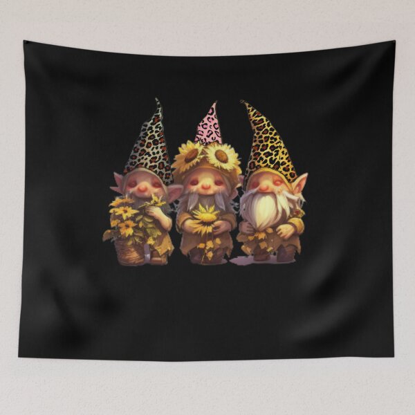 Item preview, Gnomes with Sunflower Leopard Valentine designed and sold by NeboulaHamra.