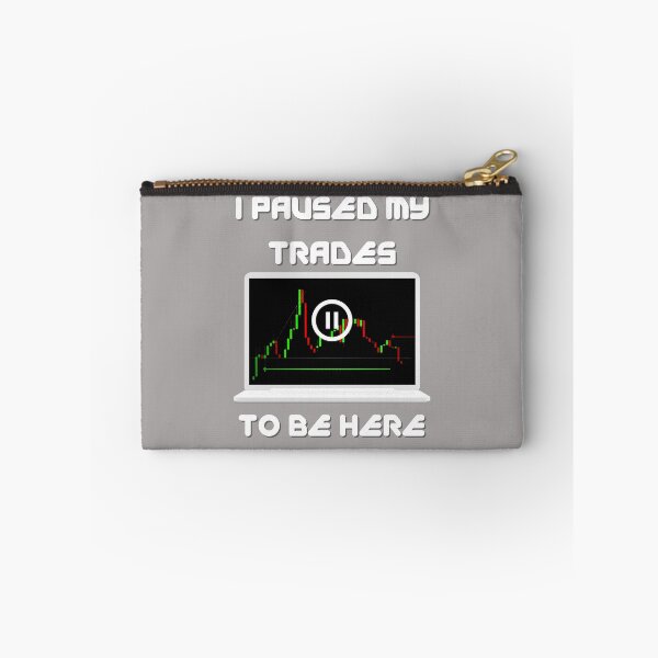 Item preview, I Paused My Trades To Be Here - Crypto Stocks Trader  designed and sold by The-Vault.