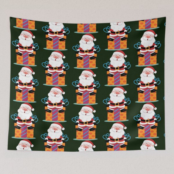 Item preview, Amazing Santa Claus Sit on Gift  designed and sold by VikaMiller.