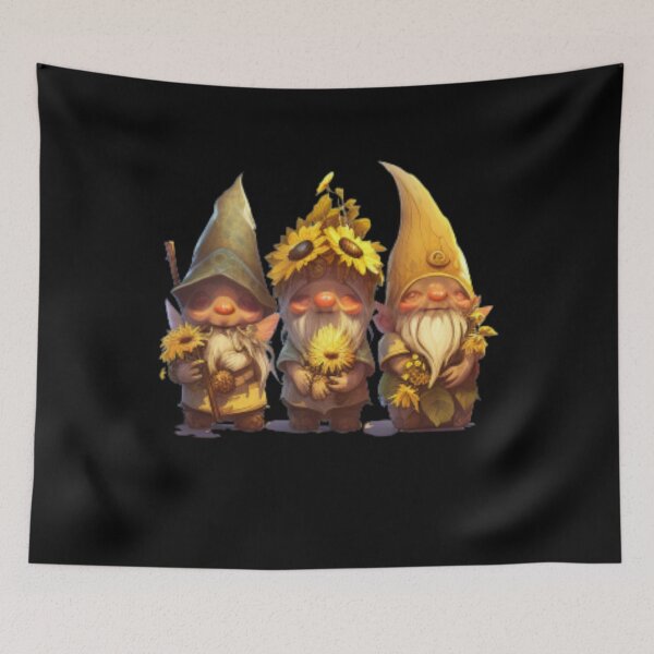 Item preview, Gnomes with Sunflower Leopard Valentine designed and sold by NeboulaHamra.