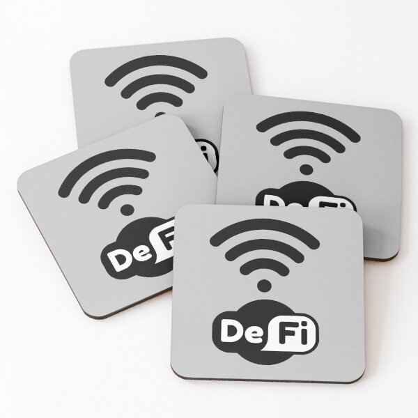 Item preview, DeFi logo - Crypto Stocks Trader Gifts designed and sold by The-Vault.