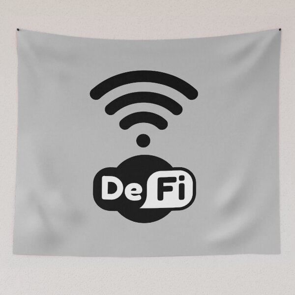 Item preview, DeFi logo - Crypto Stocks Trader Gifts designed and sold by The-Vault.