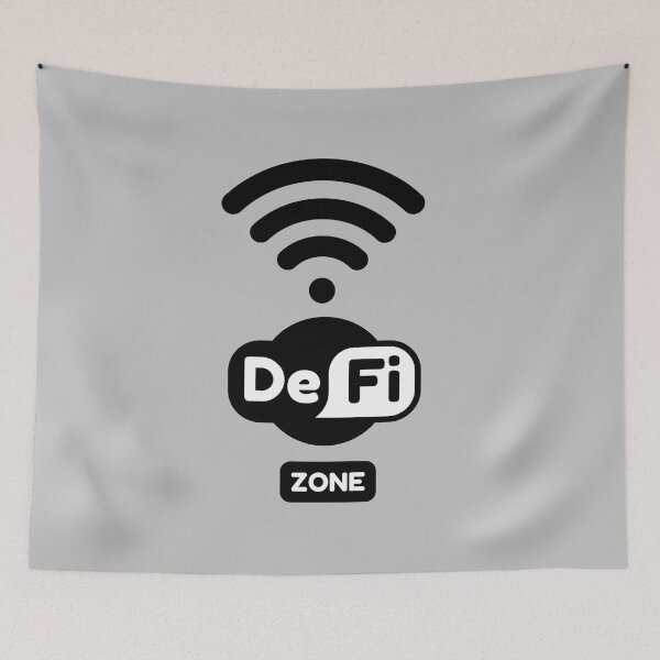 Item preview, DeFi Zone logo - Crypto Stocks Trader Gifts designed and sold by The-Vault.