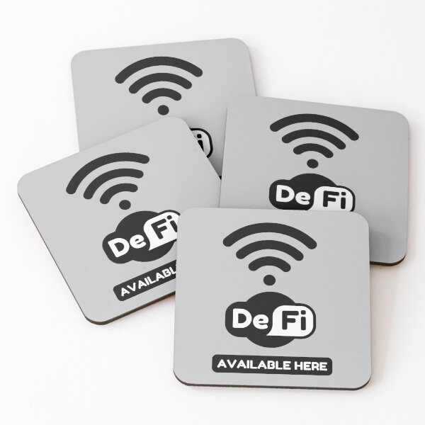 Item preview, DeFi Available Here logo - Crypto Stocks Trader Gifts designed and sold by The-Vault.