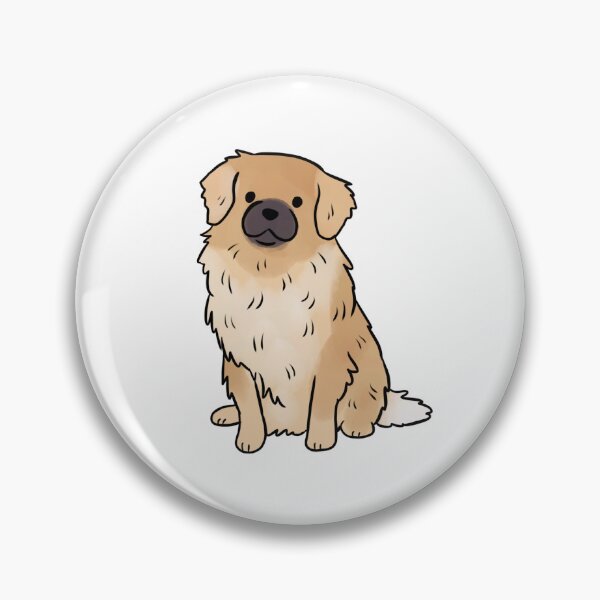 Item preview, Tibetan spaniel dog cute illustration designed and sold by Yarafantasyart.