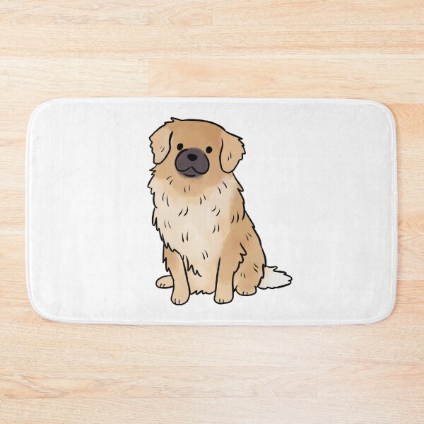Item preview, Tibetan spaniel dog cute illustration designed and sold by Yarafantasyart.