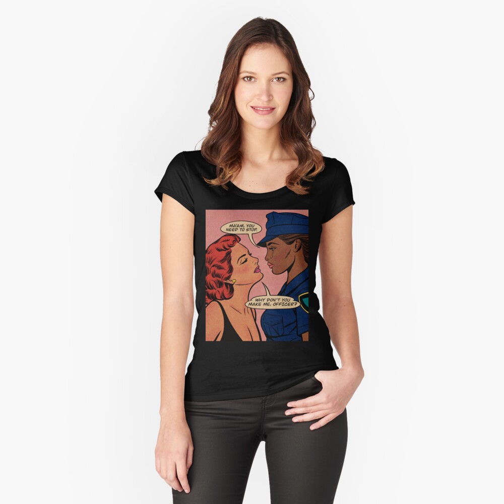 Item preview, Fitted Scoop T-Shirt designed and sold by Msbhaiive.