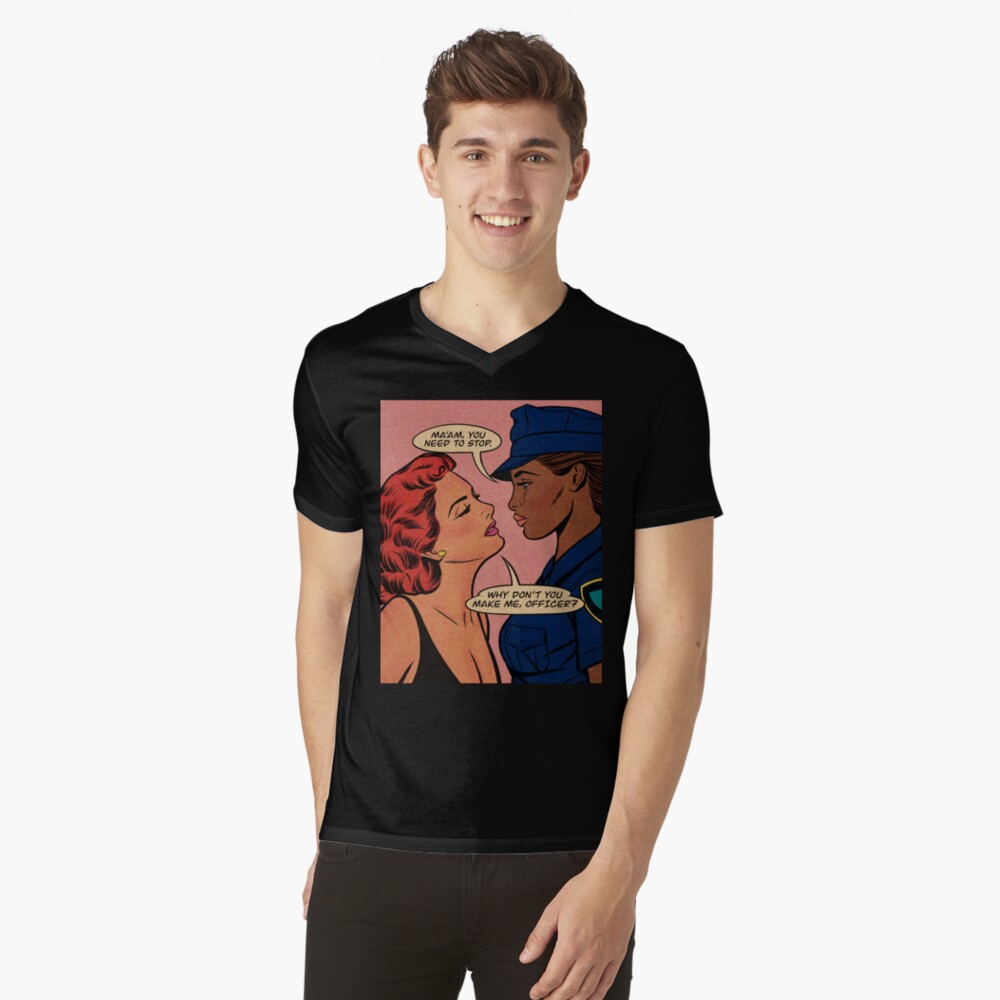 Item preview, V-Neck T-Shirt designed and sold by Msbhaiive.