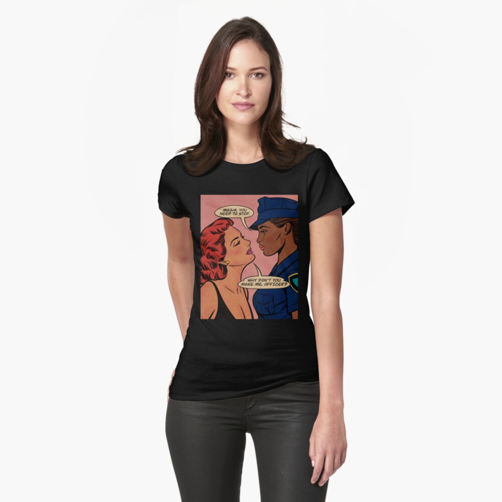Item preview, Fitted T-Shirt designed and sold by Msbhaiive.