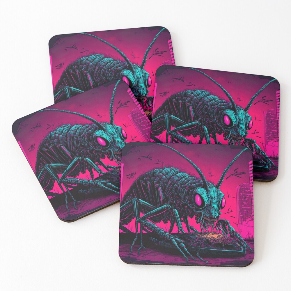 Item preview, Coasters (Set of 4) designed and sold by Nightarcade.