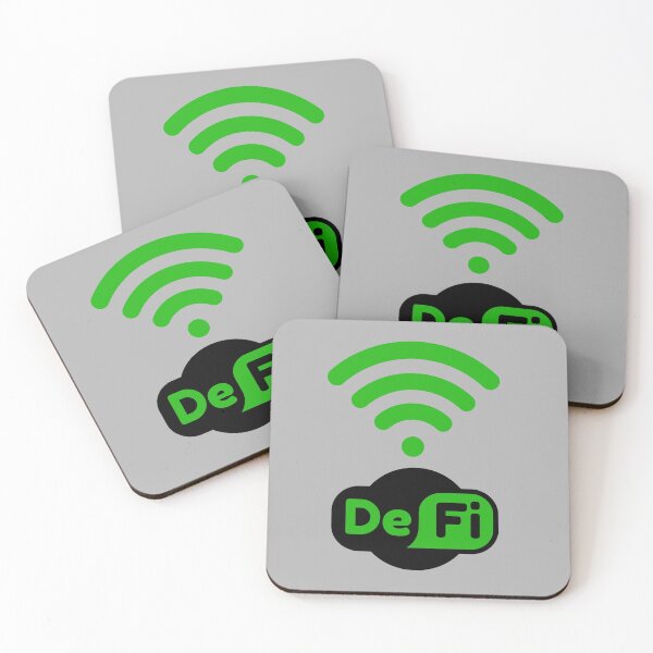 Item preview, DeFi Green logo - Crypto Stocks Trader Gifts designed and sold by The-Vault.