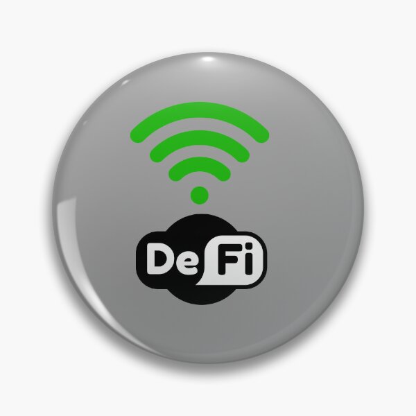Item preview, DeFi Green Chart logo - Crypto Stocks Trader Gifts designed and sold by The-Vault.