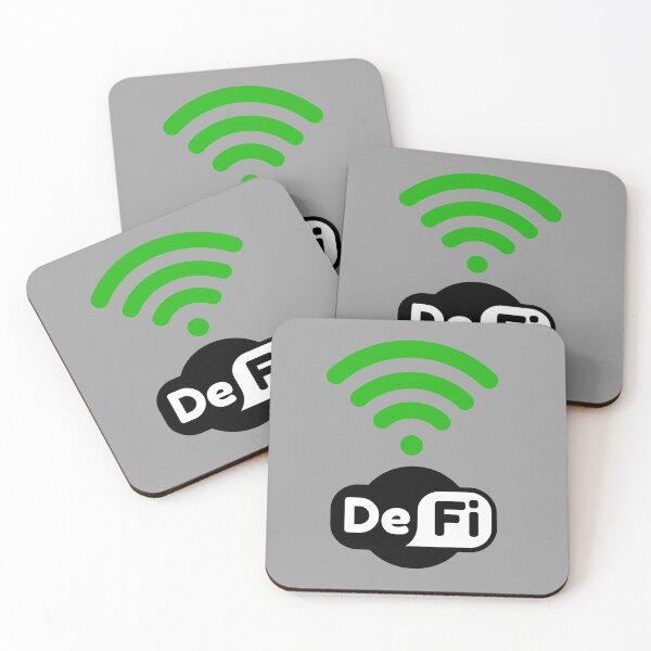 Item preview, DeFi Green Chart logo - Crypto Stocks Trader Gifts designed and sold by The-Vault.