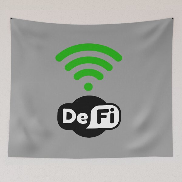Item preview, DeFi Green Chart logo - Crypto Stocks Trader Gifts designed and sold by The-Vault.