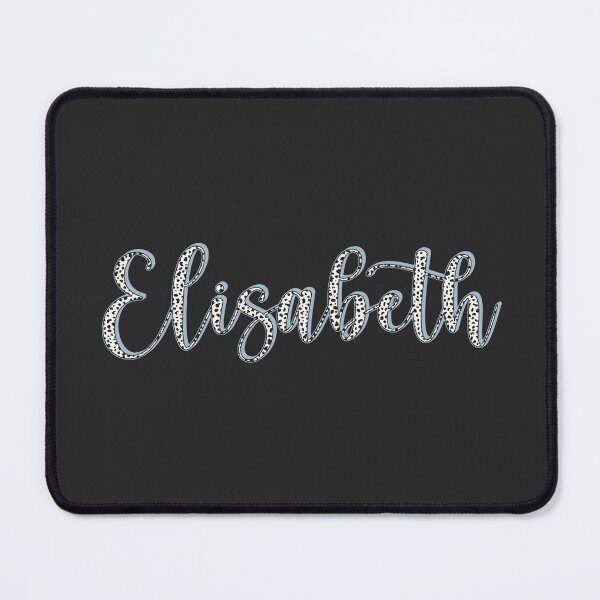 Item preview, Elisabeth name, Dalmatian pattern Elisabeth first name designed and sold by Danylo Mikhnievych.