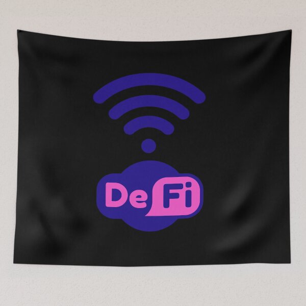 Item preview, DeFi Pink logo - Crypto Stocks Trader Gifts designed and sold by The-Vault.