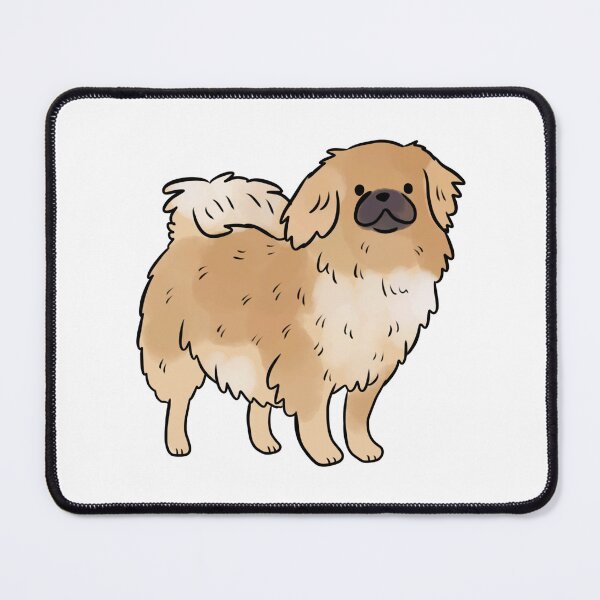 Item preview, Tibetan spaniel dog cute illustration designed and sold by Yarafantasyart.