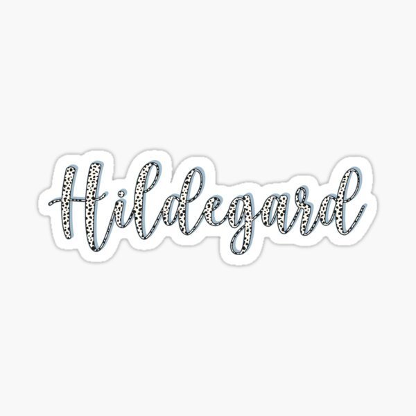 Vista previa del artículo con la obra «Nombre de Hildegarda, patrón dálmata Nombre de Hildegarda», diseñado y vendido por Danylo Mikhnievych.