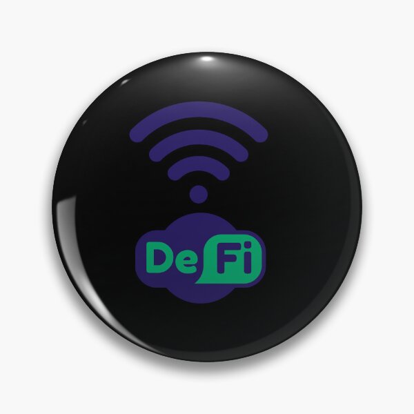 Item preview, DeFi logo Green - Crypto Stocks Trader Gifts designed and sold by The-Vault.