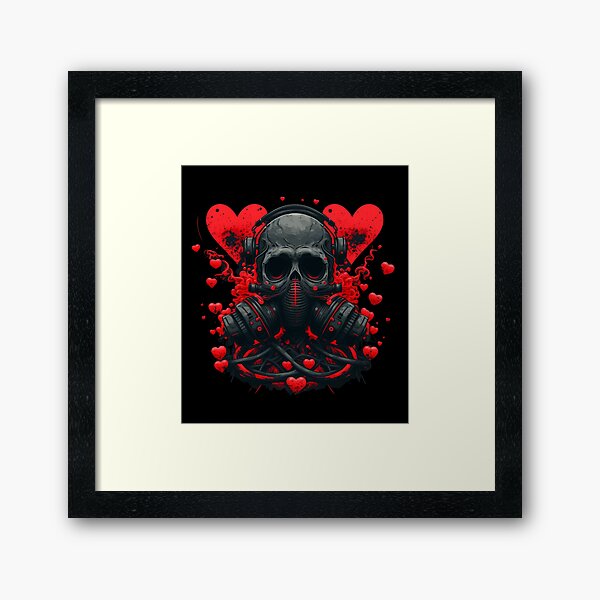 Decoración: Calavera Enamorada | Redbubble