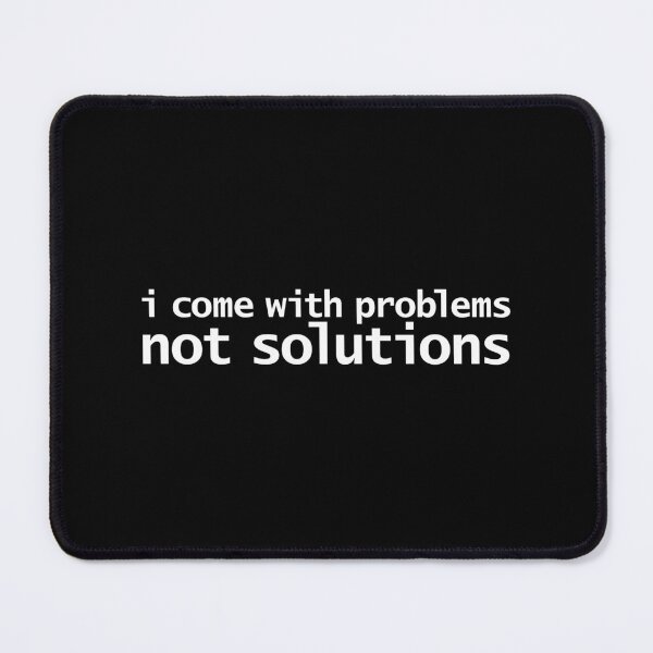 Item preview, My Superpower Problems Not Solutions Funny Typography designed and sold by ellenhenry.
