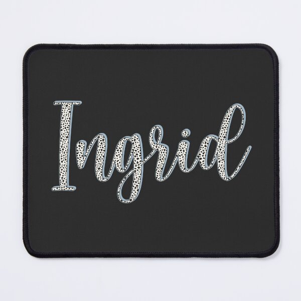 Item preview, Ingrid name, Dalmatian pattern Ingrid first name designed and sold by Danylo Mikhnievych.