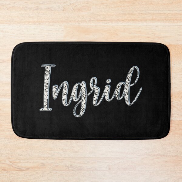 Item preview, Ingrid name, Dalmatian pattern Ingrid first name designed and sold by Danylo Mikhnievych.