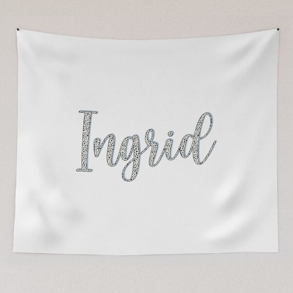 Item preview, Ingrid name, Dalmatian pattern Ingrid first name designed and sold by Danylo Mikhnievych.