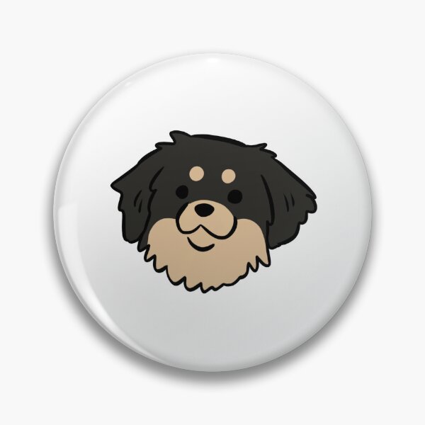 Item preview, Tibetan spaniel dog cute illustration designed and sold by Yarafantasyart.