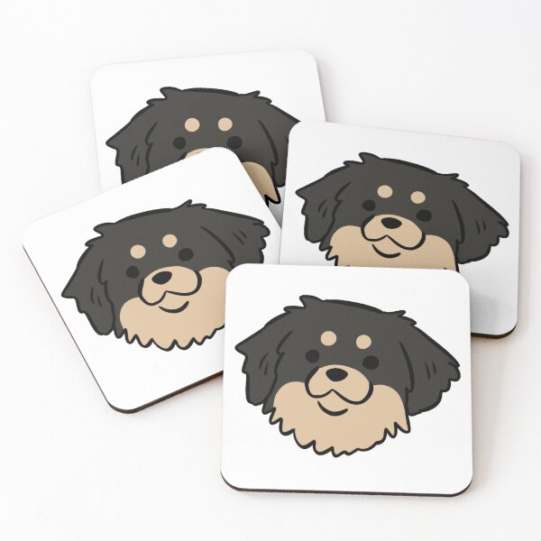 Item preview, Tibetan spaniel dog cute illustration designed and sold by Yarafantasyart.