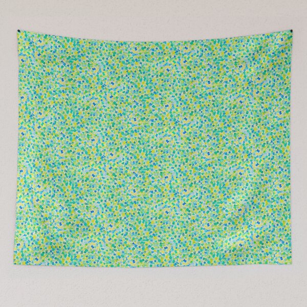 Item preview, Green and abstract geometry designed and sold by SilviasColors.