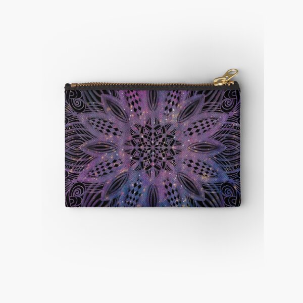 Item preview, Mandala Etching 2.4.23 Purple Watercolor Stars designed and sold by Kristi Duggins.
