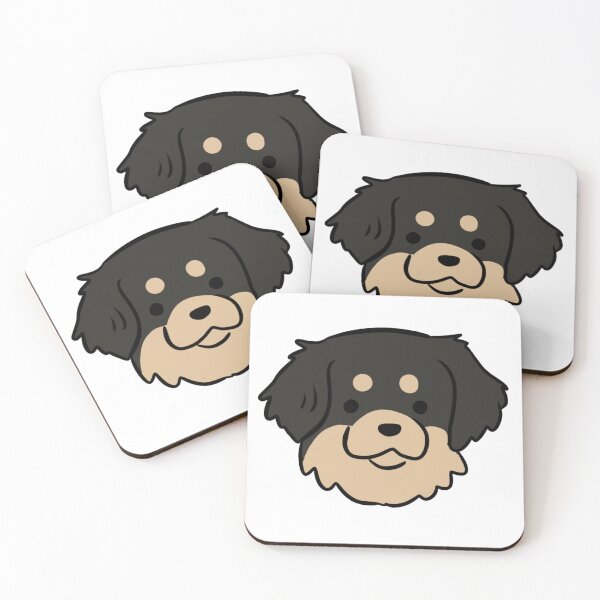 Item preview, Tibetan spaniel dog cute illustration designed and sold by Yarafantasyart.