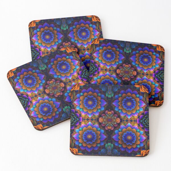 Item preview, Metallic Floral Multi Color Pattern designed and sold by theWeppen.