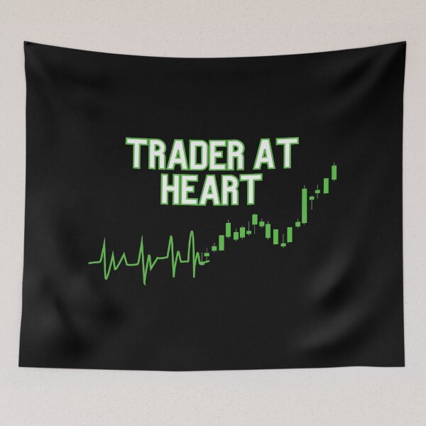Item preview, Trader At Heart - Crypto Stocks Trader  designed and sold by The-Vault.