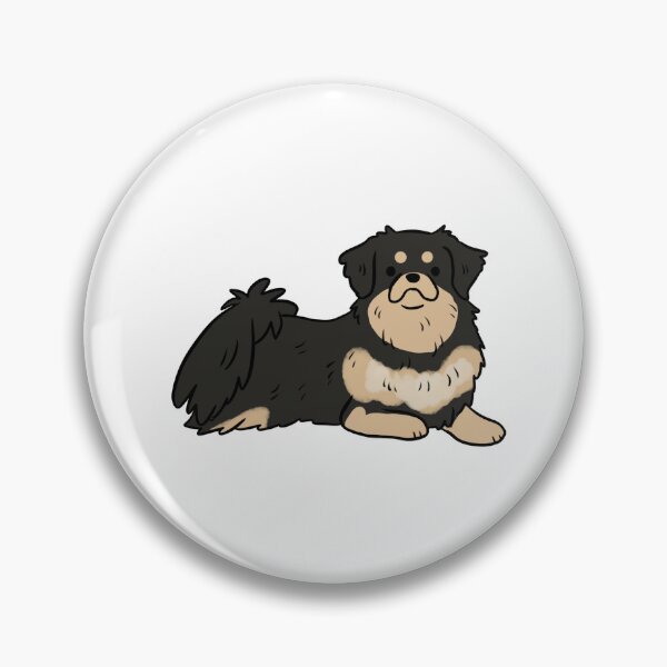 Item preview, Tibetan spaniel dog cute illustration designed and sold by Yarafantasyart.