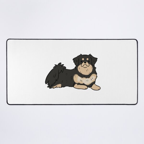 Item preview, Tibetan spaniel dog cute illustration designed and sold by Yarafantasyart.