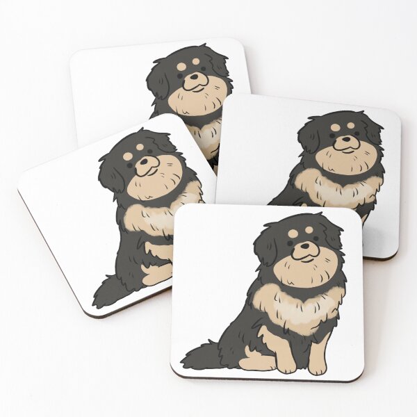 Item preview, Tibetan spaniel dog cute illustration designed and sold by Yarafantasyart.