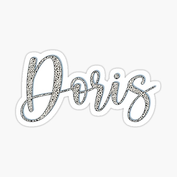 Doris Name Stickers for Sale | Redbubble