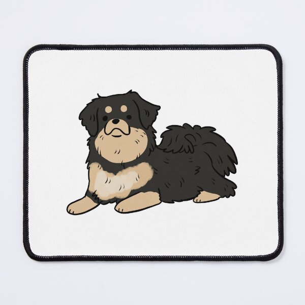 Item preview, Tibetan spaniel dog cute illustration designed and sold by Yarafantasyart.