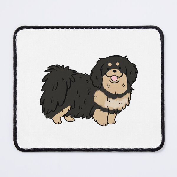 Item preview, Tibetan spaniel dog cute illustration designed and sold by Yarafantasyart.