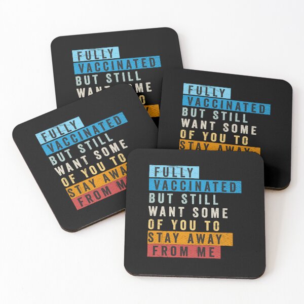 Item preview, I'm vaccinated but still want you to stay away from me, fully vaccinated but still want some of you stay away from me, Retro, vintage designed and sold by RedArtsDesign.