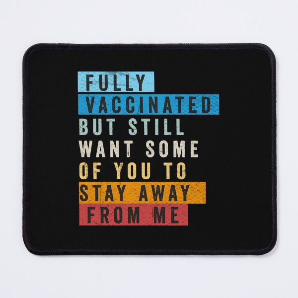 Item preview, I'm vaccinated but still want you to stay away from me, fully vaccinated but still want some of you stay away from me, Retro, vintage designed and sold by RedArtsDesign.